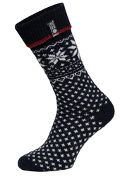 Woolwear - HOS 703 Norway Flag | wollen sokken Navy