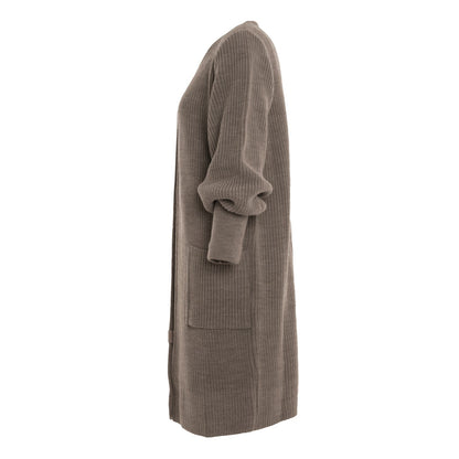 Knit Factory - Patty | lang gebreid damesvest