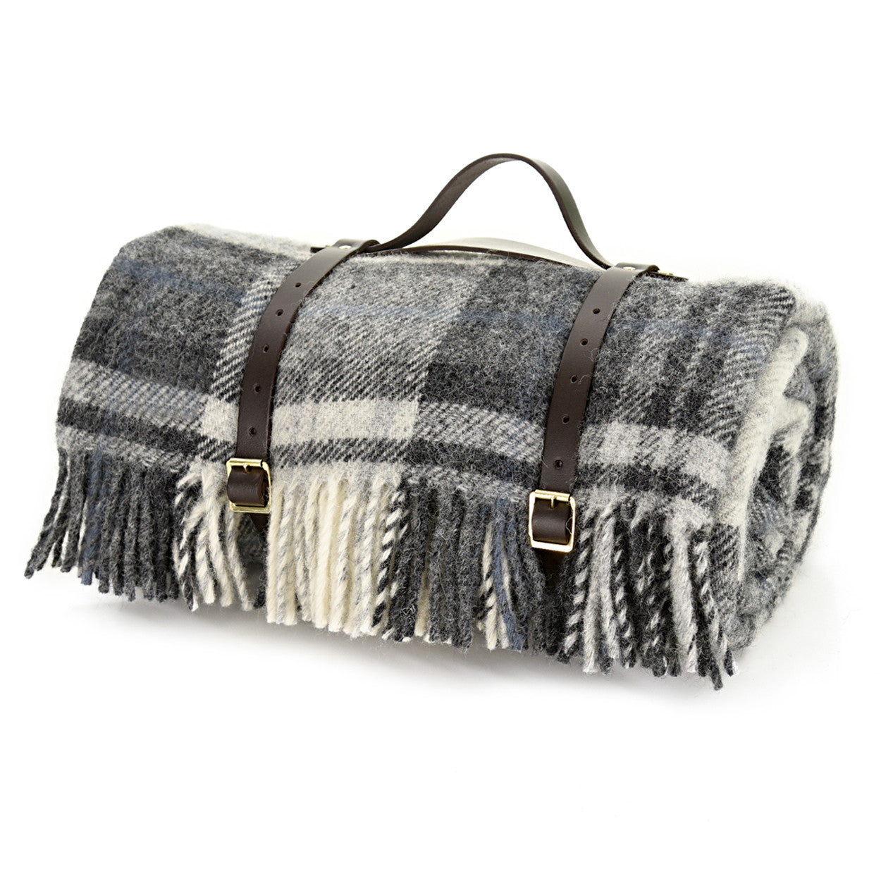 Tweedmill - Picnic rug | wollen plaid Cottage grey