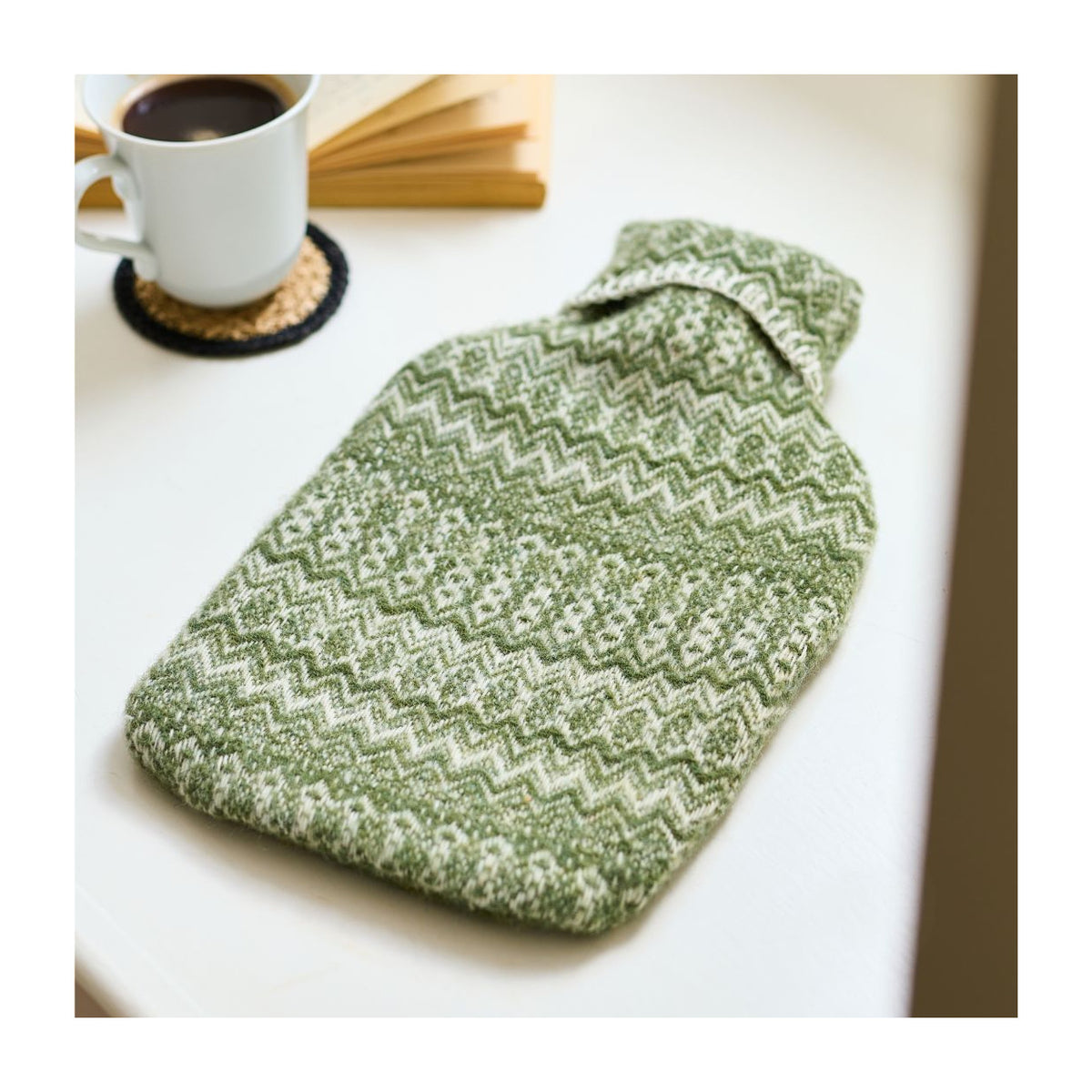 Tweedmill - Hot water bottle Fair Isle | kruik met kruikzak