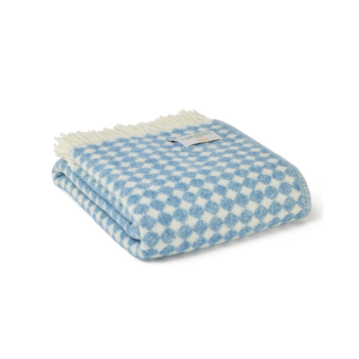 Tweedmill - Jacquard Spot | wollen plaid Blue Jay