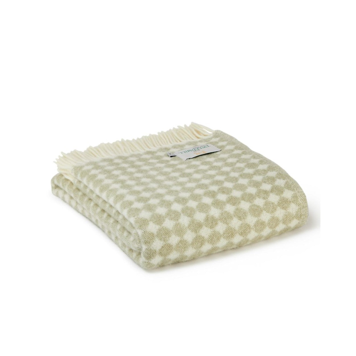 Tweedmill - Jacquard Spot | wollen plaid Sage