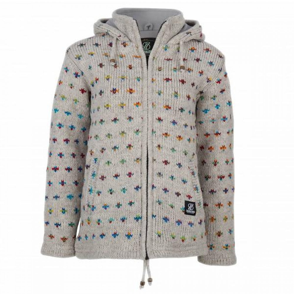 Shakaloha - Flake | wollen damesvest Grey multi