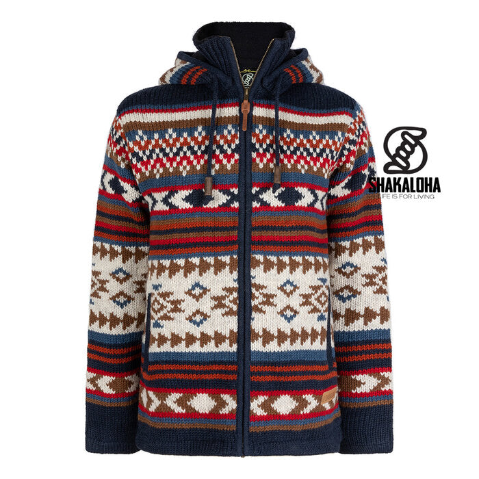 Shakaloha - Burque Multi | wool cardigan with zipper