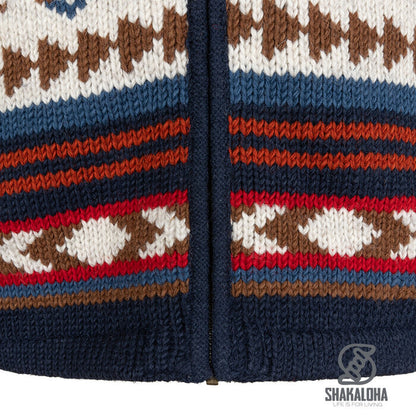 Shakaloha - Burque Multi | wool cardigan with zipper