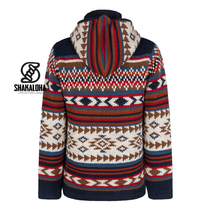 Shakaloha - Burque Multi | wool cardigan with zipper