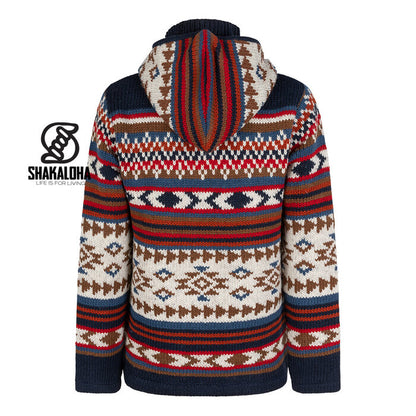 Shakaloha - Burque Multi | wool cardigan with zipper