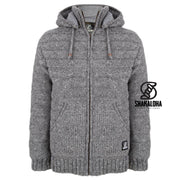 Shakaloha - Chuck ziphood | wollen vest met capuchon Grijs