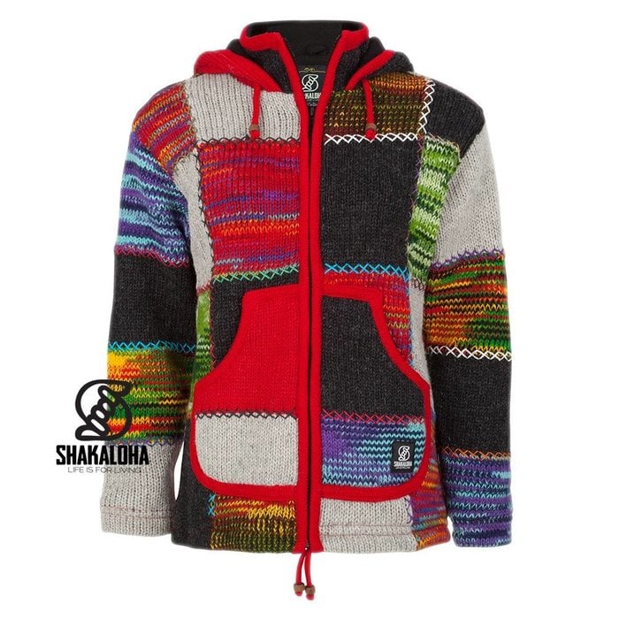 Shakaloha - Patch nh Multicolour | women's wool cardigan