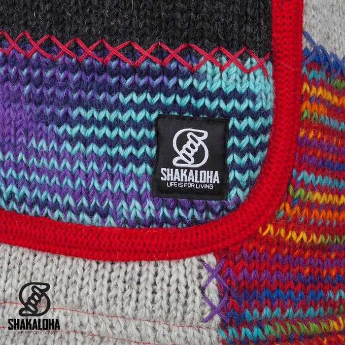 Shakaloha - Patch nh Multicolour | women's wool cardigan