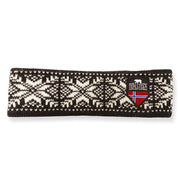 Norlender - Snowflake headband | wollen hoofdband Black