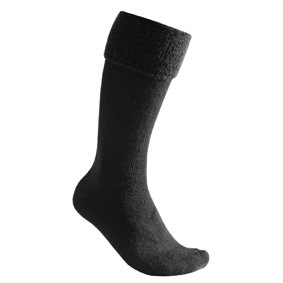 Woolpower - Socks Knee-high 600 | wollen thermo kniekousen Black