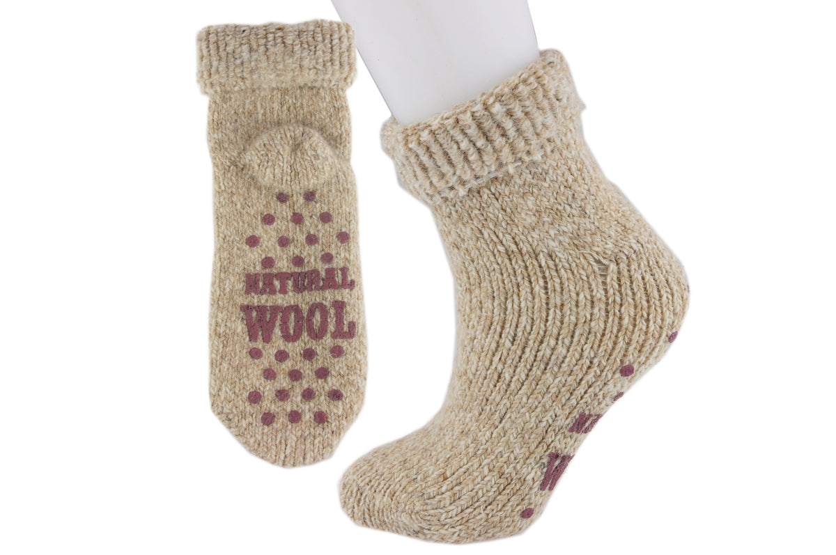 Apollo | antislip kindersokken Beige