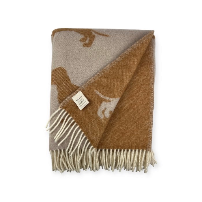 Belpo - Plaid Dackel | Wollplaid