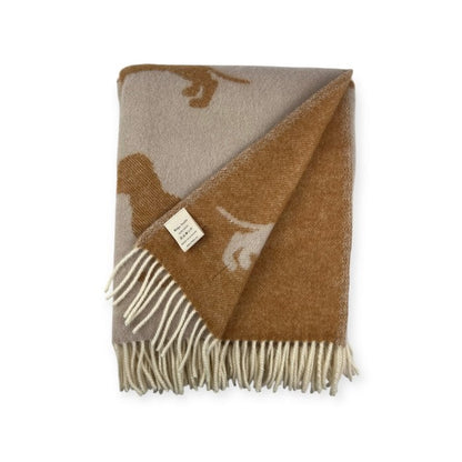 Belpo - Plaid Dackel | Wollplaid