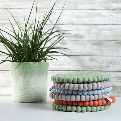 AVEVA - Trivet round Large | wool pan trivet