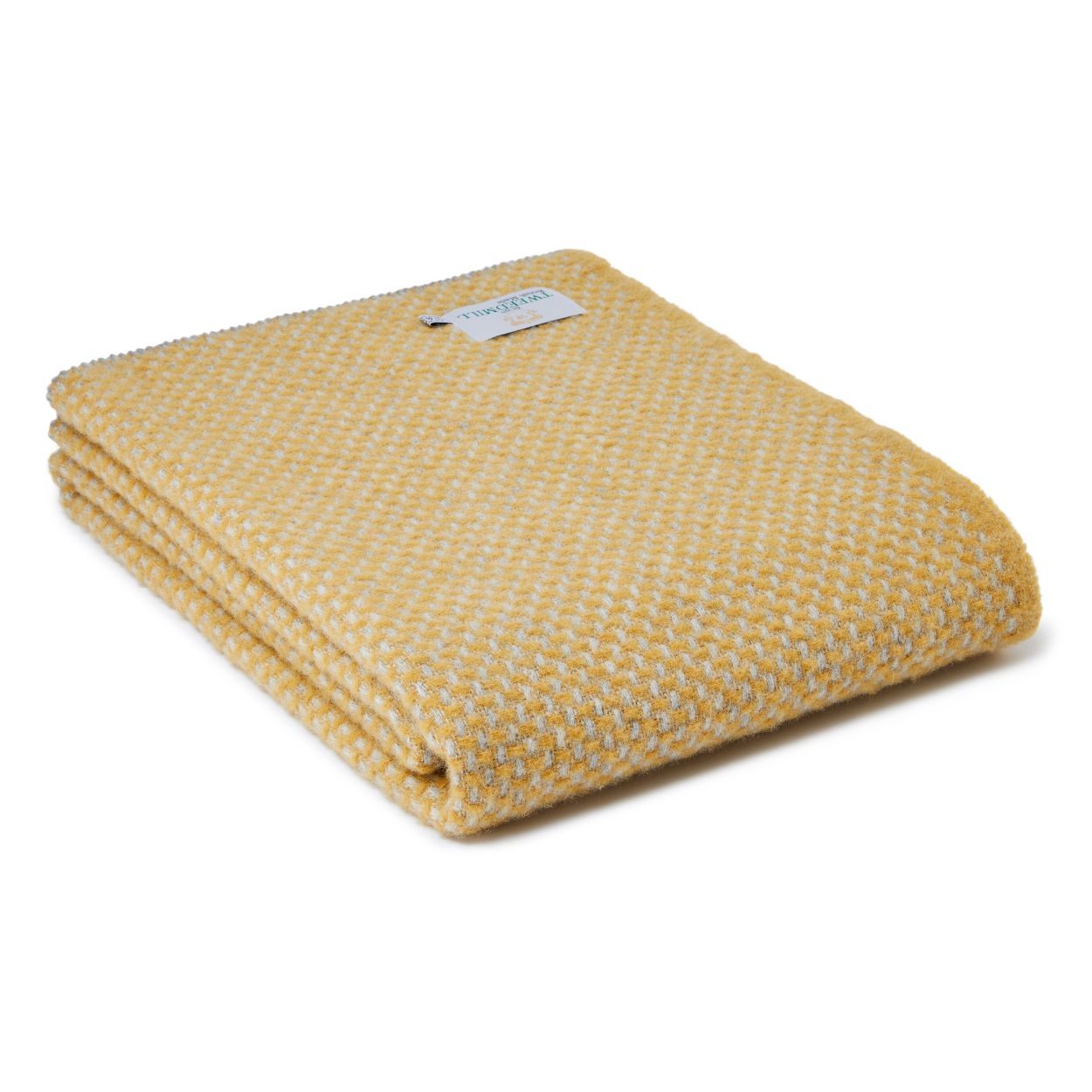 Tweedmill - Twill | wollen plaid Grey Mustard