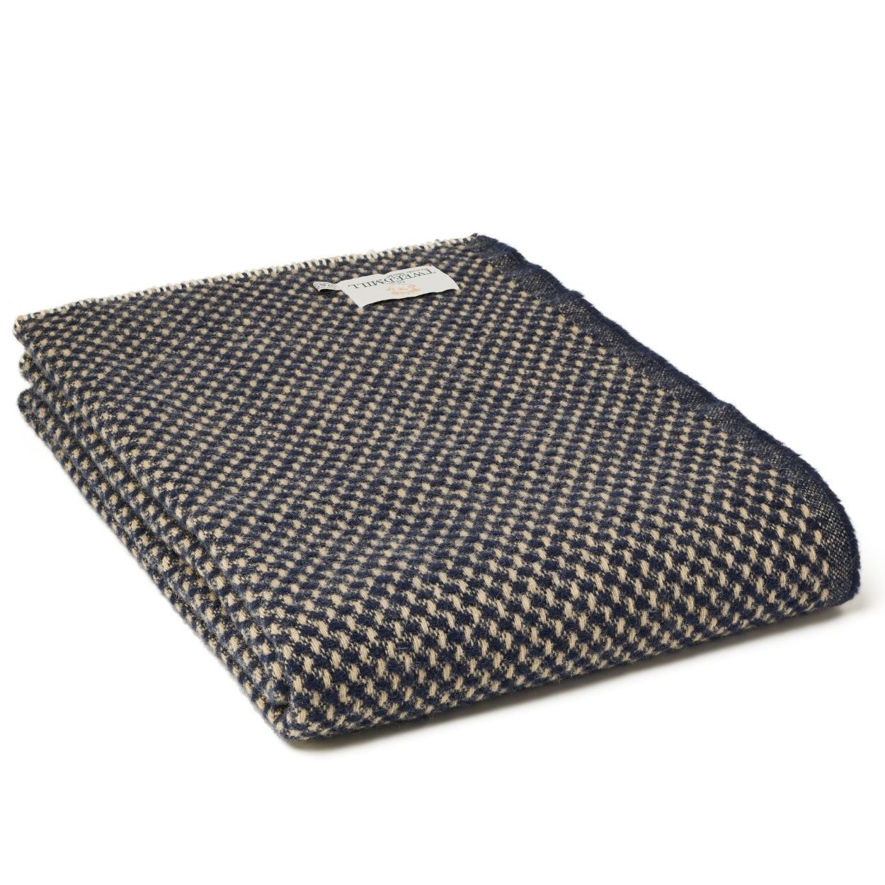 Tweedmill - Twill | wollen plaid Oatmeal Navy