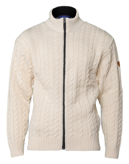 Bratens - Cable jacket | Herren-Cardigan aus norwegischer Wolle