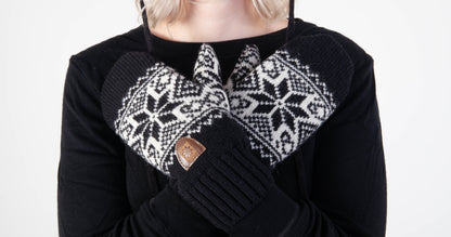 Bråtens - Snowflake mittens | wollen wanten