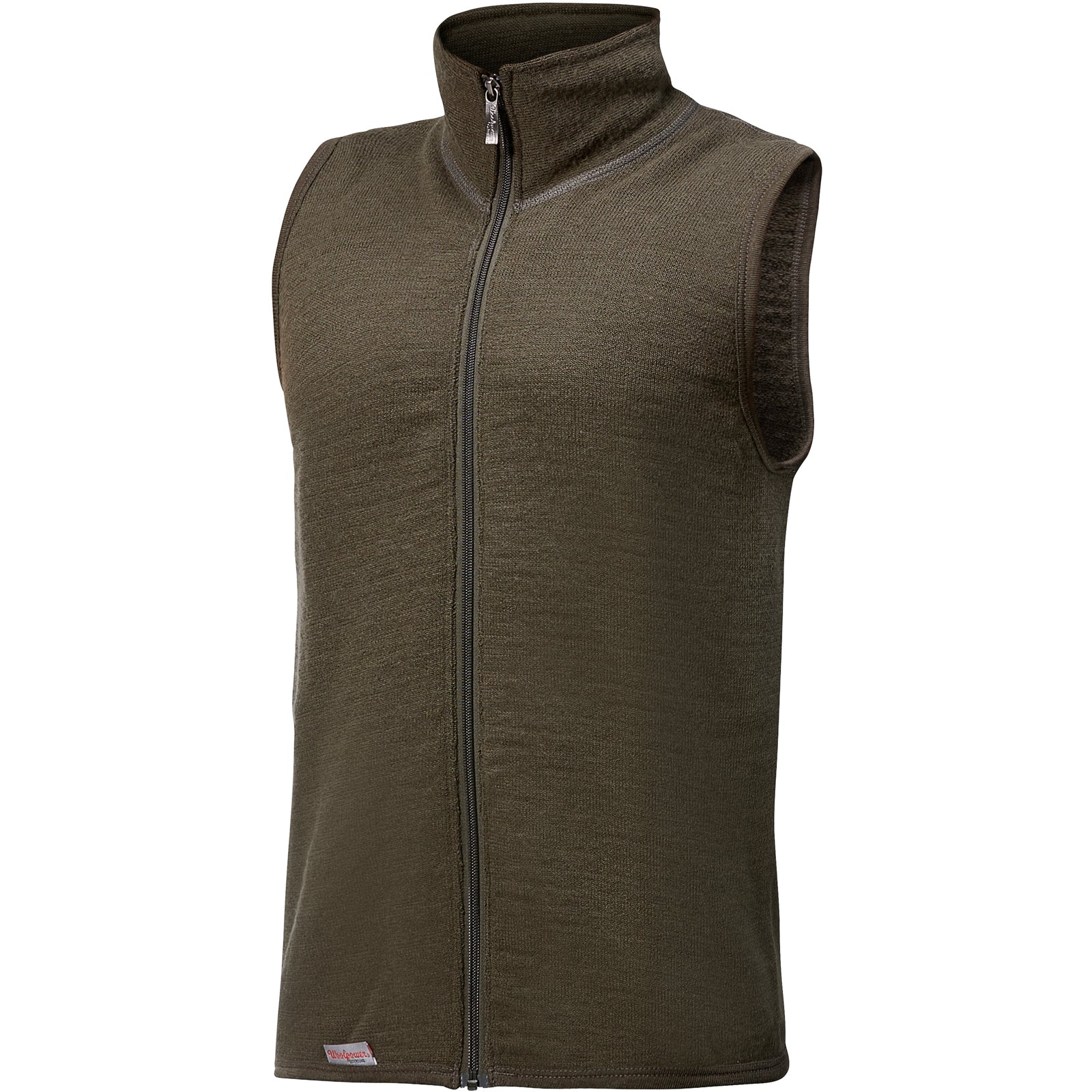 Woolpower - Vest 400 | wollen thermovest Pine green