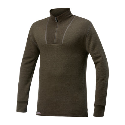 Woolpower - Zip turtleneck 200 | wool thermal shirt with turtleneck