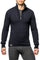 Woolpower - Zip turtleneck 400 | wollen thermoshirt met col Navy