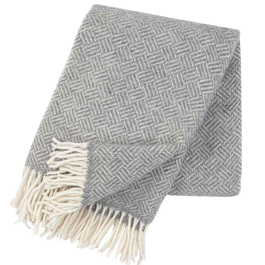 Klippan - Samba | plaid van lamswol Grey