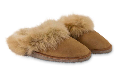 Texelana - Reina | slip-on slipper with fur trim