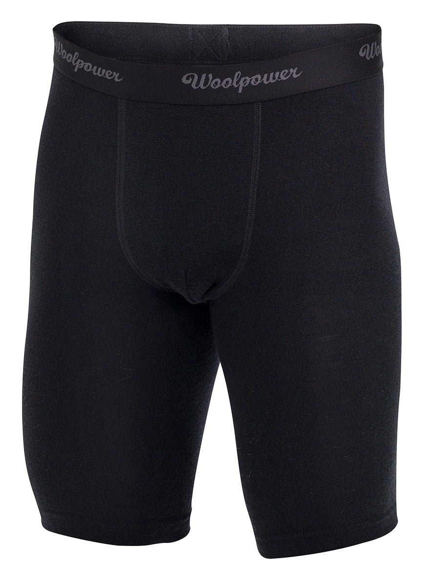 Woolpower - Boxer Xlong LITE | heren thermo ondergoed Black