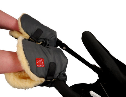 kaiser naturfell handschuhe Kinderwagen-Handwärmer mit medizinischem Fell