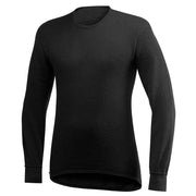 Woolpower - Crewneck 200 | wollen thermoshirt Black