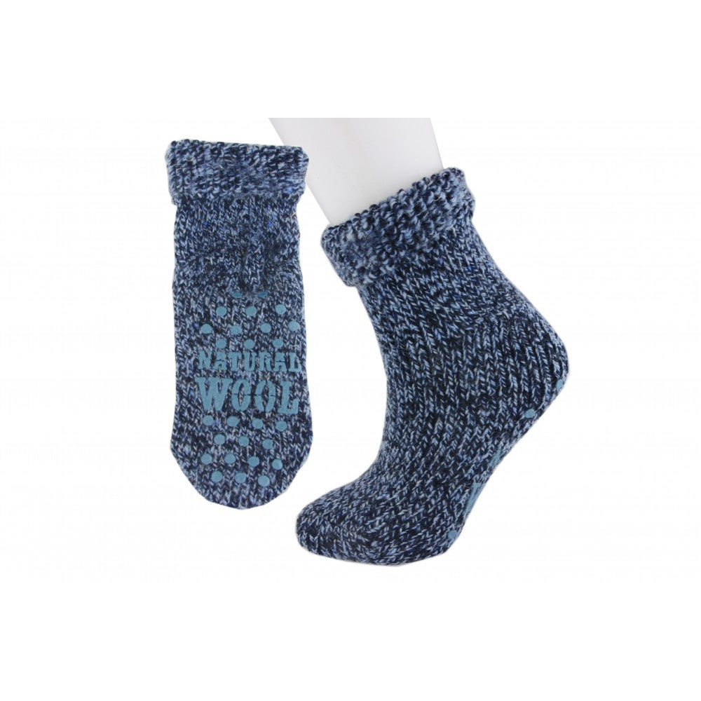 Apollo | antislip noppen sokken Donkerblauw