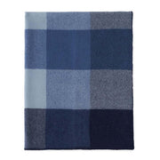 Klippan - Block | plaid van lamswol Blue 130x180 cm.