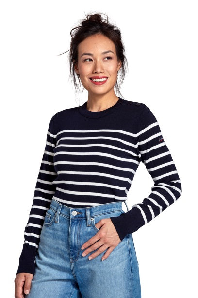 Armor-Lux - Briac | striped women's wool sweater