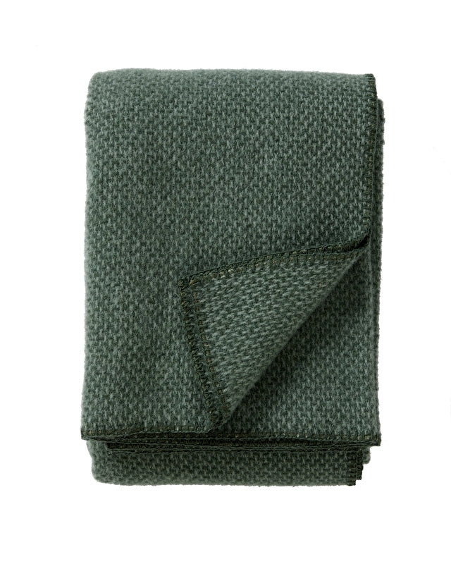 Klippan - Domino | plaid van lamswol Green