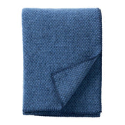 Klippan - Domino | plaid van lamswol Sea blue