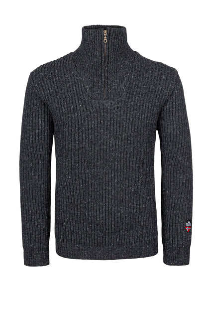 Norlender - Fitjar | Norwegian wool men's sweater with zipper