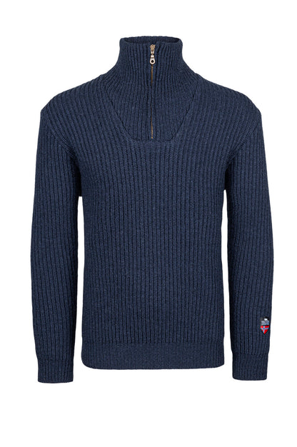 Norlender - Fitjar | Norwegian wool men's sweater with zipper