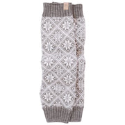 Ivanhoe Knitted in Sweden - Freya leg warmer | wollen beenwarmers Grey marl