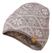 Ivanhoe Knitted in Sweden - Freya hat | wollen muts Grey marl