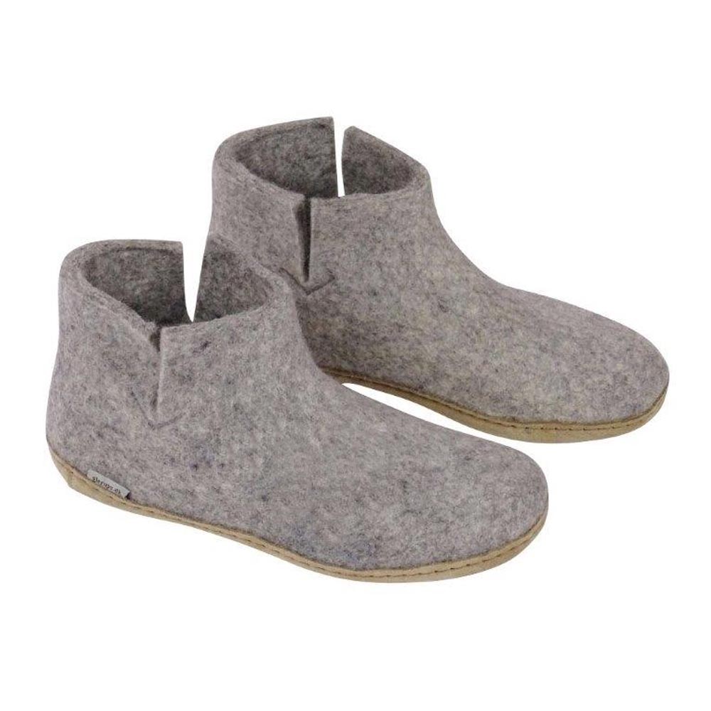 Glerups | Stiefeletten mit Ledersohle - grau