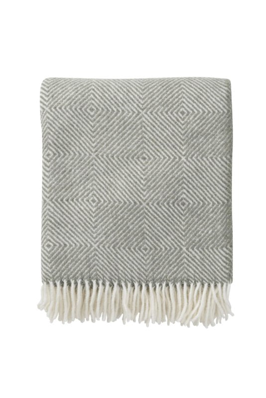 Klippan - Gooseye | plaid van gerecyclede wol Green
