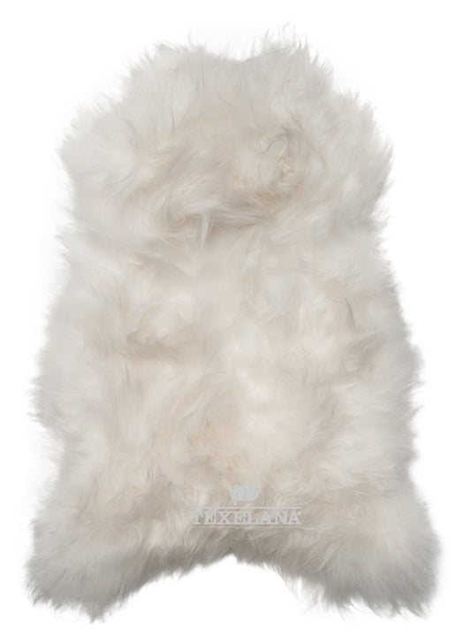 Texelana - Icelandic sheepskin natural | white long hair
