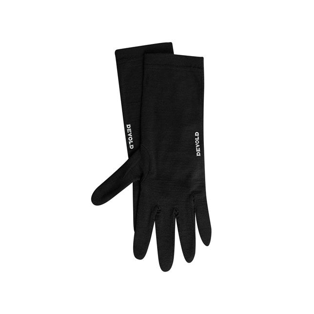 Devold - Innerliner | handschoenen van merinowol Black