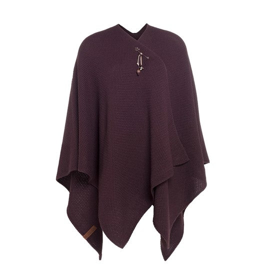 Knit Factory - Jazz | omslagvest Aubergine