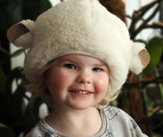 Yoko Wool - junior hat ears | kinder muts met oortjes Naturel