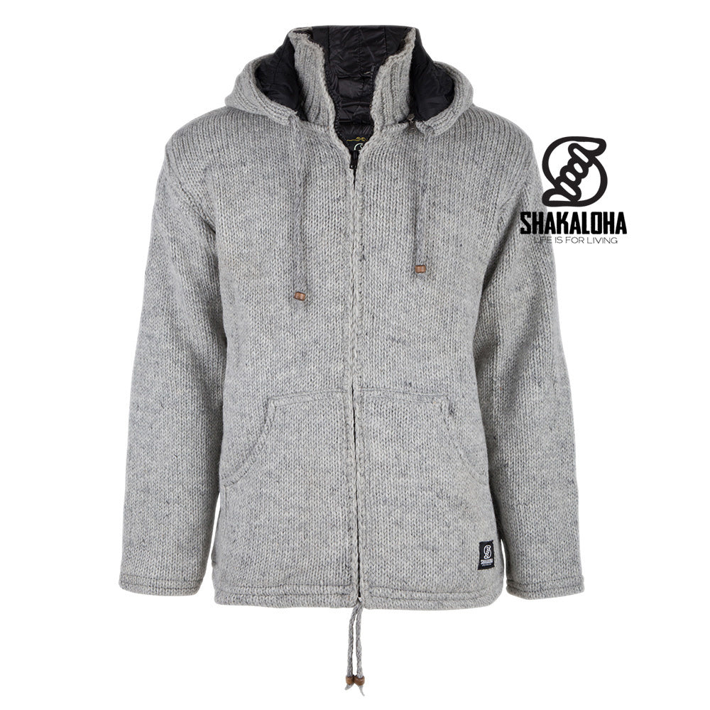 Shakaloha - Breaker | wollen herenvest Grey