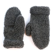Yoko Wool - Freeze mittens hooded | wanten van schapenwol Graphite
