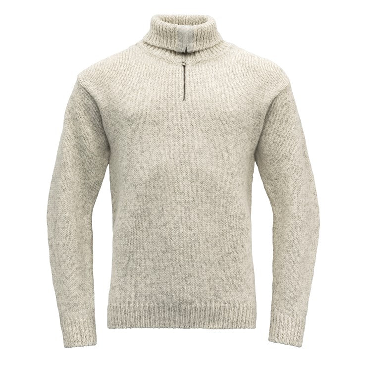 Devold - Nansen zipneck | Norwegian wool sweater with zipper